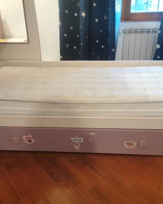 Letto cameretta con secondo letto estraibile