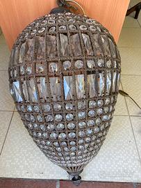 Lampadario vintage cristalli Labirynt Parigi in