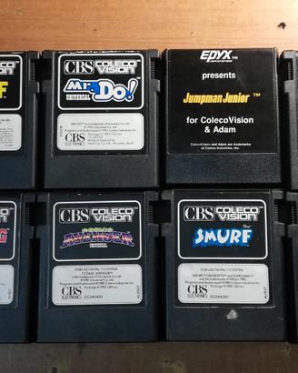Cartuccie videogioco console coleco vision cbs