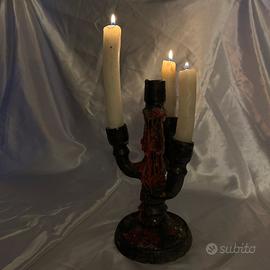 Candelabro Antico Stile Goth / Dark Academia