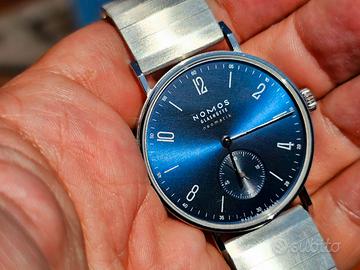 Nomos Tangente Blau Gold