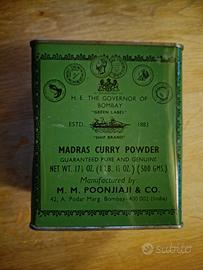 latta scatola pubblicitaria