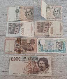 lotto banconote lire 