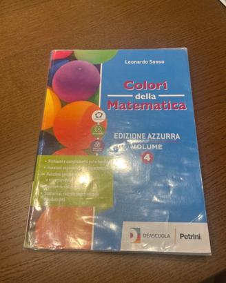 Libro scolastico matematica