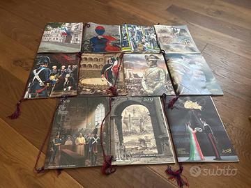 Calendari Carabinieri dall’anno 2009 al 2019