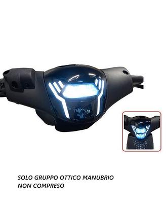 FANALE FARO LED FUME'PIAGGIO ZIP 2000 SP 2/4T ( MA