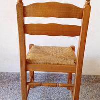 Set di 6 sedie in legno