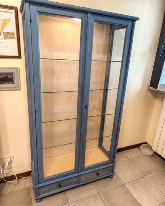 SPLENDIDE VETRINE ARTIGIANALI LEGNO/CRISTALLO/VETR