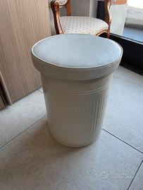 Pouf contenitore stile cestino