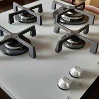 Piano cottura gas 60 cm Electrolux Rex bianco