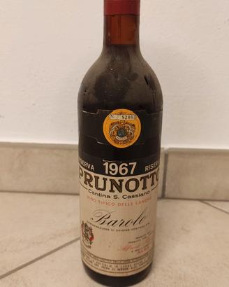 Prunotto barolo 1967