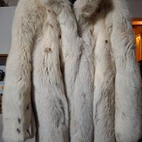Pelliccia di volpe bianca