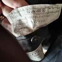 Giacca uomo a quadri leggera taglia 54