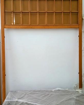 Porta per interni in  legno massello e vetri