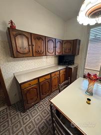 Cucina Snaidero anni '80 in pino