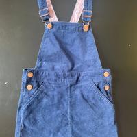 Salopette bimba H&M in velluto a coste blu (5/6A)