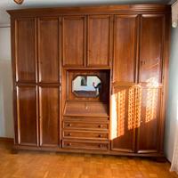 Stanza da letto, mobile in noce, CEREA