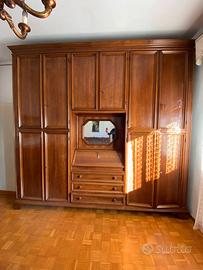 Stanza da letto, mobile in noce, CEREA