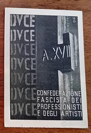 Tessera Fascista Avvocati Brescia 1939 - Anno XVII