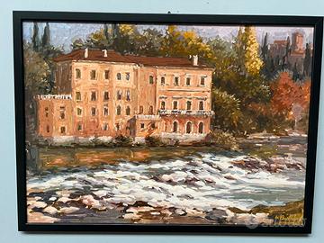 Dipinto Gregorio Bizzotto opera arte moderna