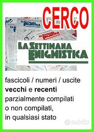 LA SETTIMANA ENIGMISTICA, numeri vecchi e recenti.