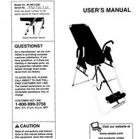 Panca a inversione Weslo
