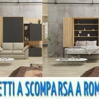 Letto a scomparsa divano salone-letti a roma