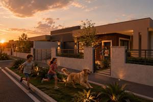 Villa di 136 m² con 4 locali e box auto doppio a C