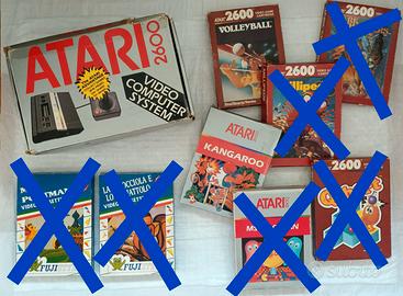 Console Atari 2600 jr con accessori e 5 giochi 