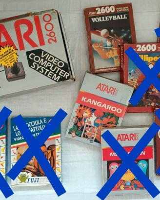 Console Atari 2600 jr con accessori e 5 giochi 