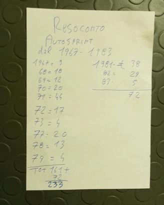 autosprint circa 230 fascicoli quasi regalati