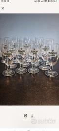 Set 12 bicchieri birra Tuborg nuovi con caraffa