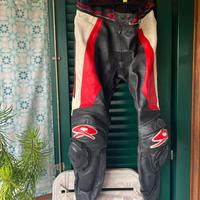 Pantaloni moto pelle spyke