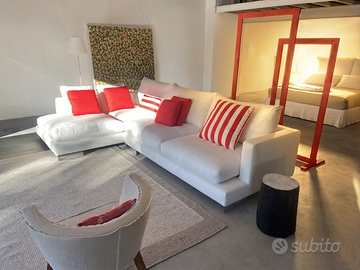 divano ad angolo chaise longue design Domus Home