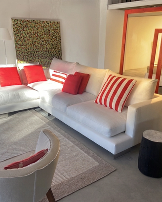 divano ad angolo chaise longue design Domus Home