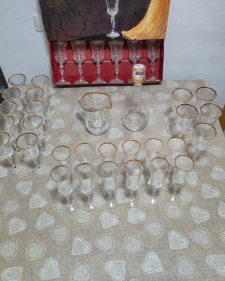 Set bicchieri RCR Aurea in cristallo