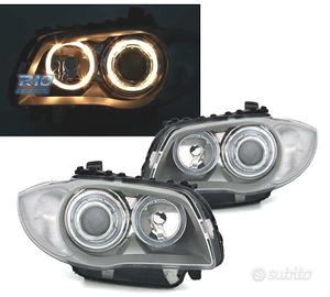 FARI BMW E81 E87 E82 E88 ANGEL EYES FONDO CROMATO 