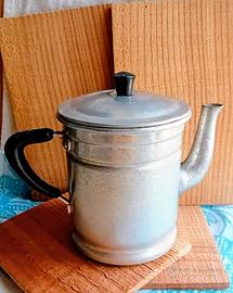 Caffettiera alluminio bachelite "Lupa" Italy '50