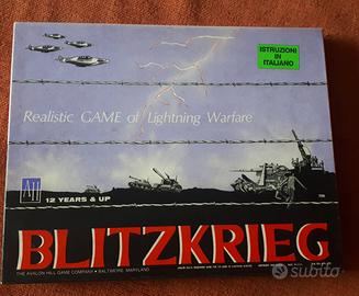 Gioco da tavolo Blitzkrieg Avalon Hill 1965 gioco