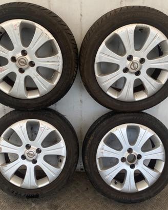 4 CERCHI IN LEGA 16 POLLICI OPEL MERIVA A CON GOMM