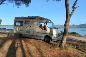 Camper motorhome vintage