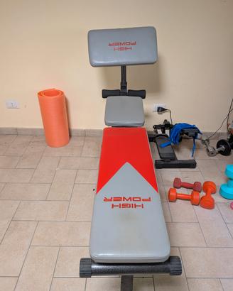 Panca Fitness High Power Multifunzione 