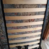  materasso  singolo e rete con doghe