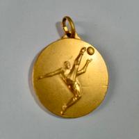 medaglia calcio a.c. Gozzano vintage 