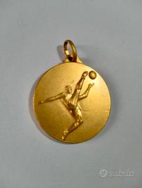 medaglia calcio a.c. Gozzano vintage 