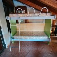 CAMERETTA COMPLETA BIMBI /RAGAZZI Lilla -verde
