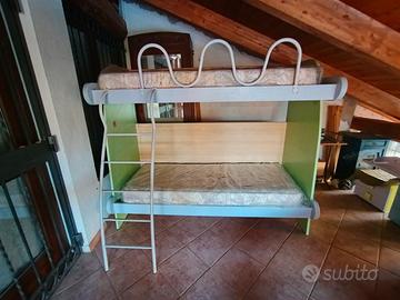 CAMERETTA COMPLETA BIMBI /RAGAZZI Lilla -verde