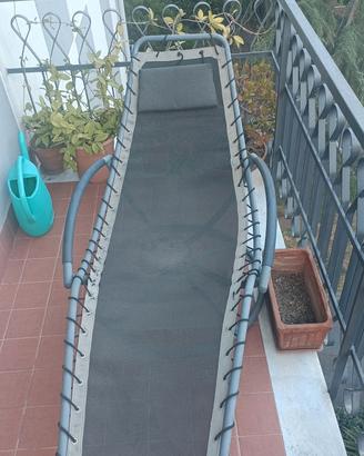 lettino da giardino 