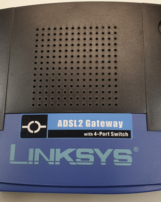 LINKSYS ADSL 2 Gateway router con alimentatore