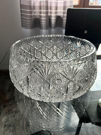 Centrotavola in cristallo anni 70 perfetto